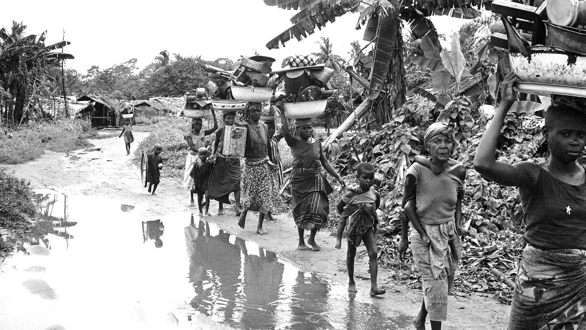 Archival photo from the Biafran War